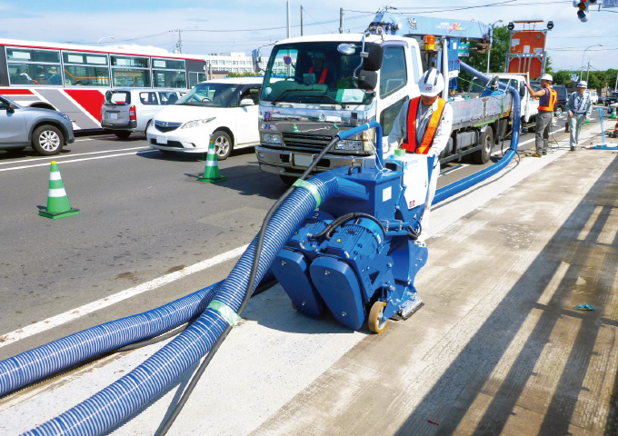 ショットブラスト工法